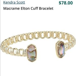 Kendra Scott abalone bracelet